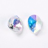 Faceted K9 Glass Rhinestone Charms LS-RGLA-F053-A-001AB-2