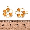Alloy Enamel Pendants ENAM-J650-06G-02-3