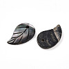 Natural Black Lip Shell Carved Pendants SHEL-N036-20-2