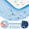 Unicraftale 304 Stainless Steel Stud Earring Findings STAS-UN0016-07P-5