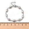 304 Stainless Steel Ladybug Link Bracelets for Women BJEW-K226-15B-P-5