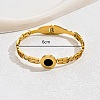 Natural Shell Flat Round Bangle LS-SR1208-1-3