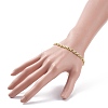 Brass Initial Letter U Link Chain Necklace Bracelet Anklet SJEW-JS01235-3
