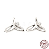 925 Sterling Silver Micro Pave Cubic Zirconia Charms STER-Q190-02P-1