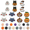 29Pcs Silicone Focal Beads SIL-TA0003-04-2