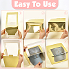 Foldable Cardboard Gift Cap Storage Boxes with Clear PVC Window CON-WH0099-66C-3