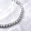 Brass Cubic Zirconia Bolo Tennis Bracelets BJEW-P232-01P-03-3
