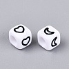 Opaque Acrylic Beads SACR-Q001-09B-3