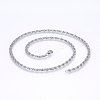 304 Stainless Steel Lumachina Chain Necklaces NJEW-P226-08P-01-1