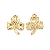 Ireland Shamrock Tibetan Style Alloy Pendants X-EA11722Y-NFG-2