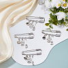 12Pcs Witch Hat and Broom Charm Pendant Brooches JEWB-FH00018-4