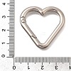 Zinc Alloy Spring Gate Rings FIND-H050-02B-P-3