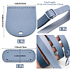 Handmade PU Leather Crochet Shoulder Bag Accessories Kits DIY-CL0002-52C-2