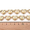 304 Stainless Steel Heart Link Chains CHS-Q009-03G-03-3