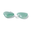 Natural Green Aventurine Pendants G-G956-B37-FF-3