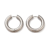 202 Stainless Steel Polishing Hoop Earrings EJEW-M106-02P-06-2