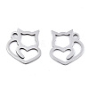 Non-Tarnish 201 Stainless Steel Charms STAS-S081-061-2