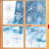 Snowflake Rainbow Prism Electrostatic Window Stickers PW-WG5AC36-01-4