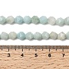 Natural Flower Amazonite Beads Strands G-Z119-A08-01-6