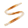 Gradient Color Natural Topaz Jade Beads Strands G-N342-136-1