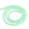 Baking Painted Transparent Glass Beads Strands DGLA-F029-J2mm-05-3