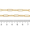 Ion Plating(IP) 304 Stainless Steel Paperclip Chain Necklace X-NJEW-D045-14G-4