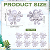 120Pcs Alloy Resin Cabochons ALRI-ME0001-04P-2