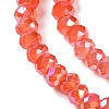 Baking Electroplate Glass Beads Strands DGLA-A039-J2mm-BM-4
