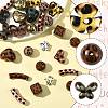 38Pcs Transparent Acrylic Beads OACR-FS0002-71-2