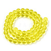 Transparent Glass Beads Strands GLAA-T032-T10mm-12-3