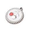 304 Stainless Steel Enamel Pendants SA-CBA46B2-03P-2