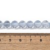 Electroplate Glass Beads Strands EGLA-L045-G-PL03-4