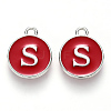 Platinum Plated Alloy Enamel Charms LS-ENAM-S118-03S-P-1