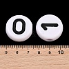 Opaque Acrylic European Beads AC-CBA1794-01-3