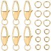 6Pcs 304 Stainless Steel Lobster Claw Clasps STAS-BBC0008-57G-7