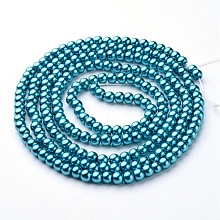 Glass Pearl Beads Strands X-HY-4D-B52