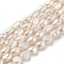 Natural Cultured Freshwater Pearl Beads Strands PEAR-L033-31D