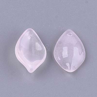 Transparent Spray Painted Glass Pendants GLAA-S183-13A-1