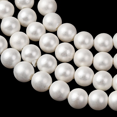 Round Shell Pearl Bead Strands LS-BSHE-L011-4mm-A013A-1