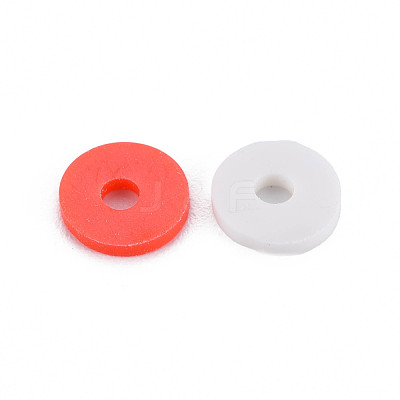 2 Colors Handmade Polymer Clay Beads CLAY-N011-032-26-1