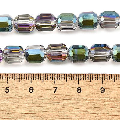 Electroplate Glass Beads Strands GLAA-G112-07I-1