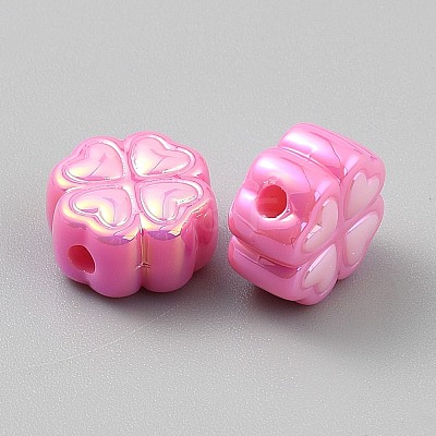 UV Plating Opaque Acrylic Beads LS-SACR-CJC0003-02A-1