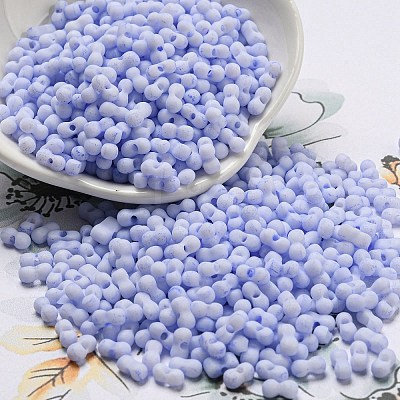 Macaron Color Opaque Frosted Glass Seed Beads X1-SEED-K009-12B-12-1
