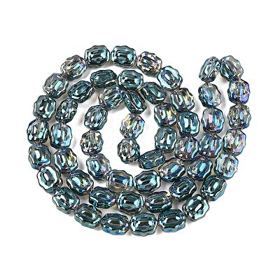 Electroplate Glass Beads Strands EGLA-T021-05F-1
