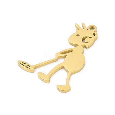 304 Stainless Steel Pendants STAS-U041-01G-1