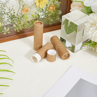 Kraft Paper Empty Lipstick Bottle AJEW-WH0752-063-1