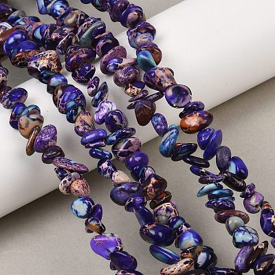 Natural Imperial Jasper Bead Strands G-P444-05I-1