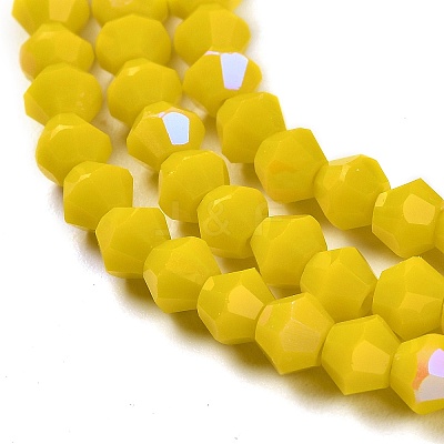 Opaque Solid Color Imitation Jade Glass Beads Strands LS-EGLA-A039-P4mm-L05-1
