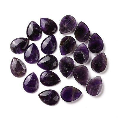 Natural Amethyst Cabochons G-E491-A-02-1