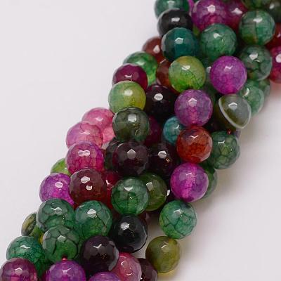 Natural Agate Bead Strands G-G882-10mm-C07-2-1